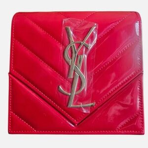 Yves Saint Laurent Vibrant Red Quilted Display Case